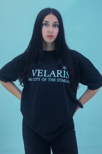 Camisa Oversize Negra-blanca